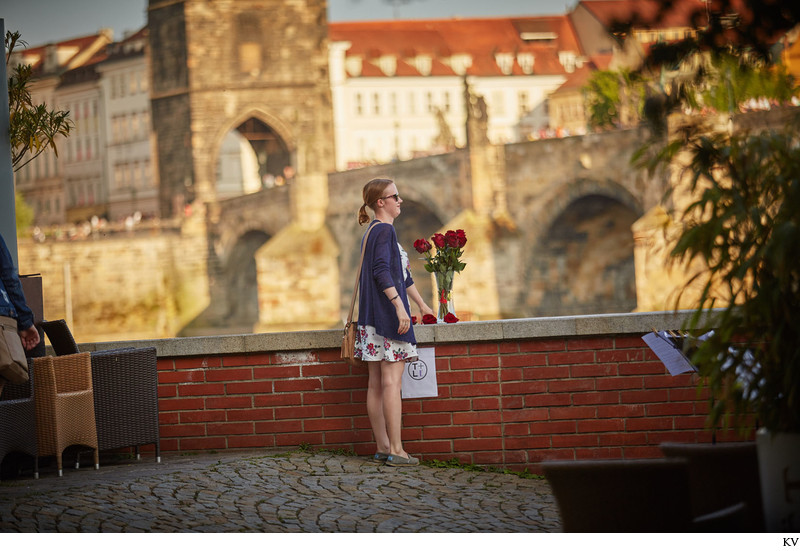 finding roses and a love letter with her name on it