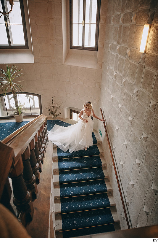 bride staircase