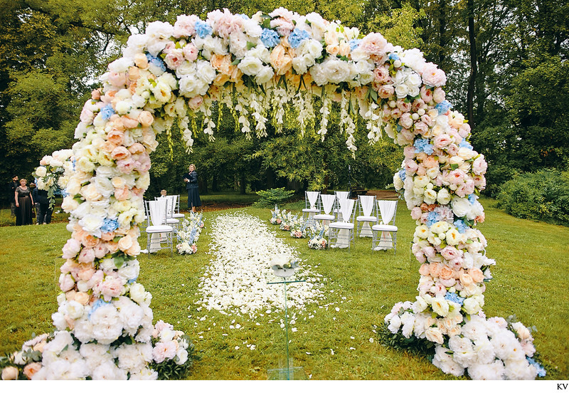 Stunning rose arch