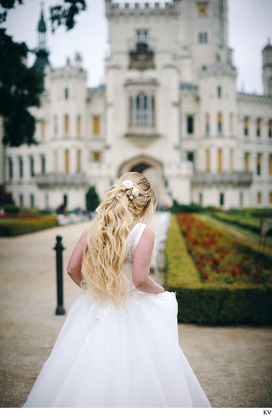 bride hair piece 