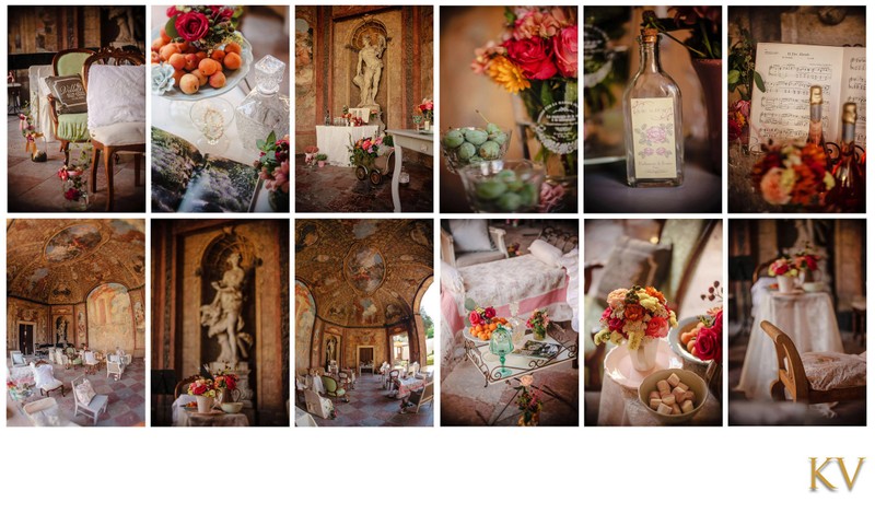 The Vrtba Garden wedding interior styling and design