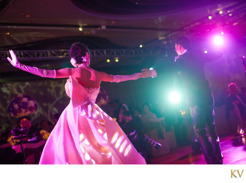 1st dance of newlyweds Hotel Intercontinental Hong Kong