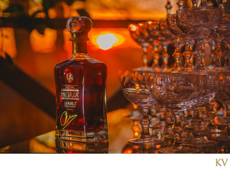 Metaxa Tequila detail shot - VIP party Chateau Mcely