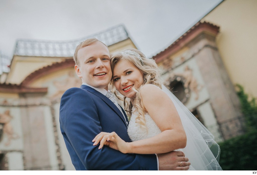 The happiest newlyweds