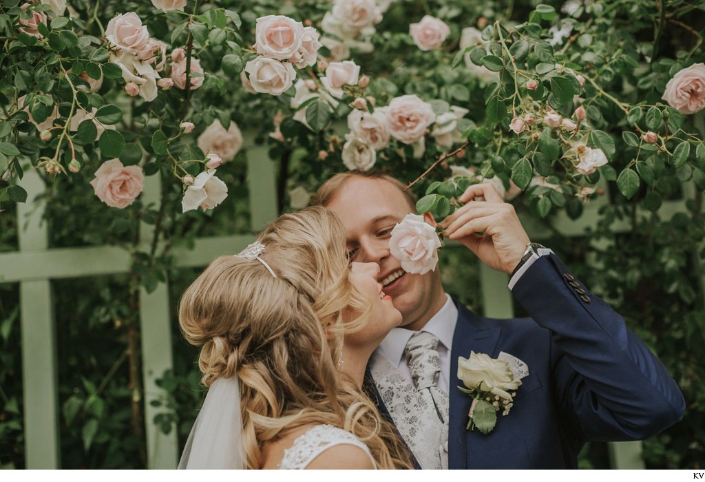 smelling the roses