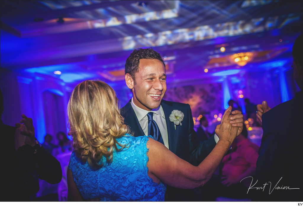 Groom dances with a friends Four Seasons 