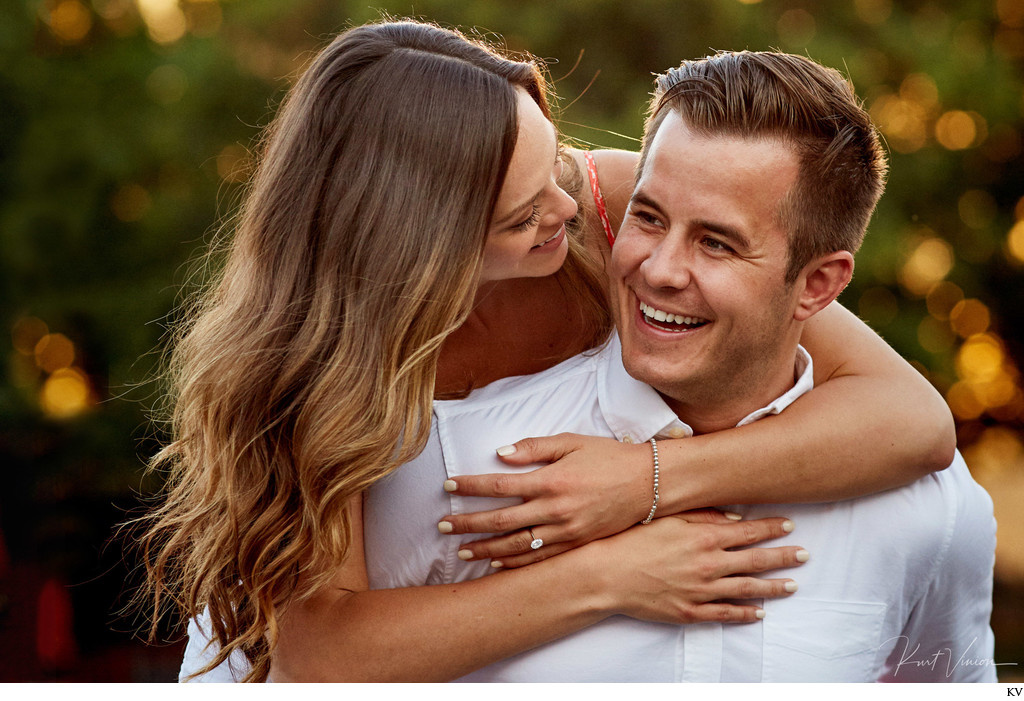 Liz and Danny: Enjoying the moment 