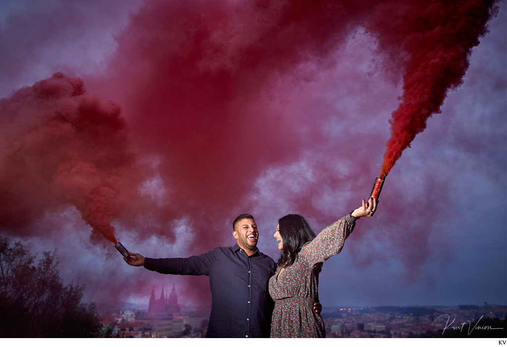 Celebrating with Flares