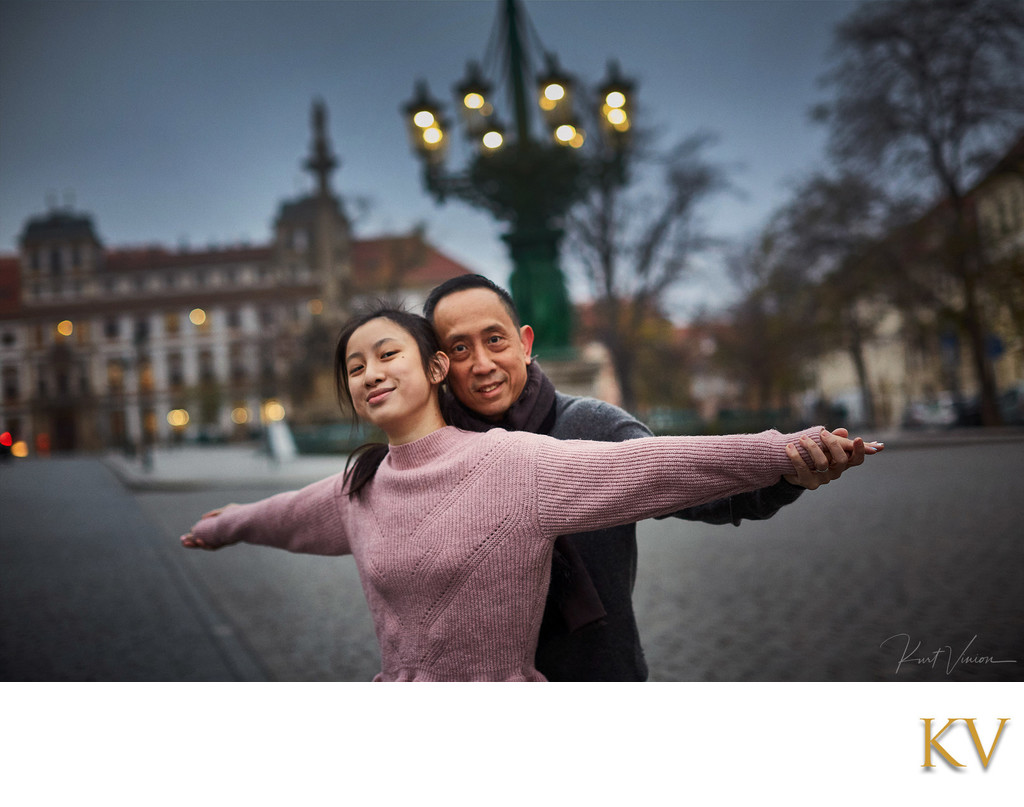 Father & Daughter at Prague Castle