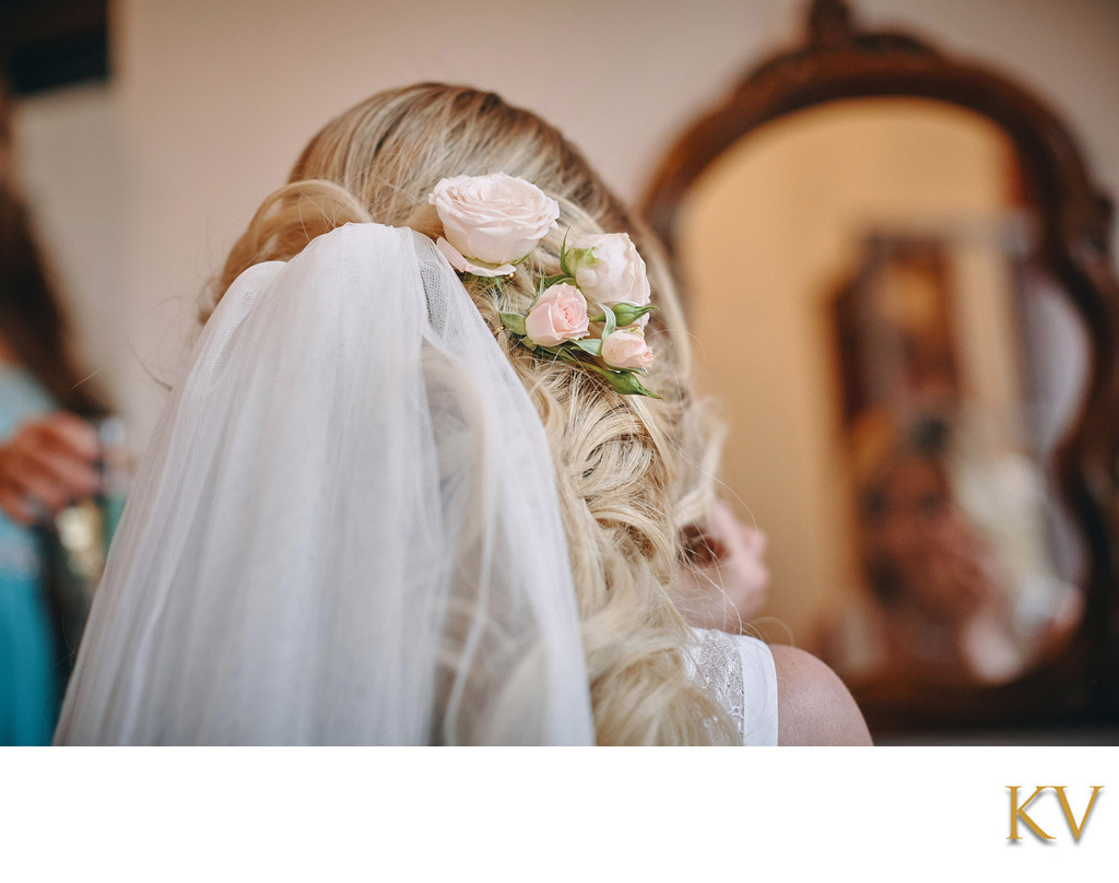 Bridal Floral head piece 