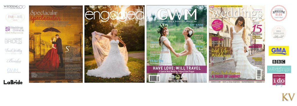 Magazines featuring wedding photographer Kurt Vinion