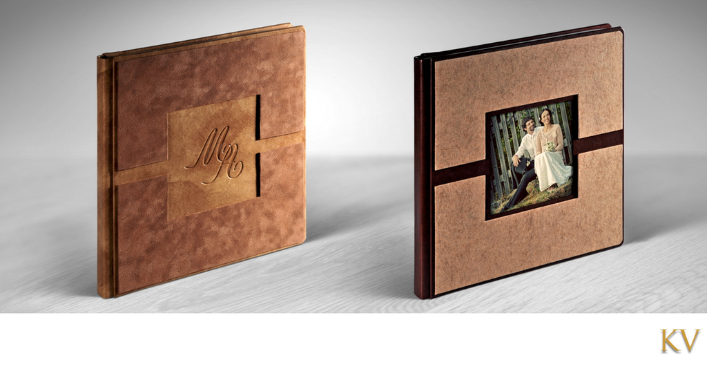 Leather cover album illustrations