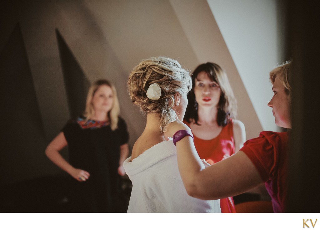 bridal preparation - hair