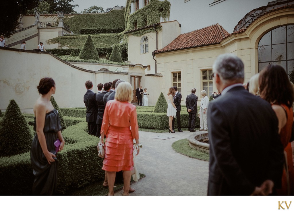 Brides arrival