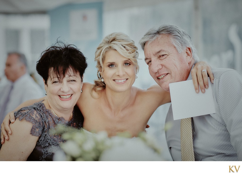 bride & friends