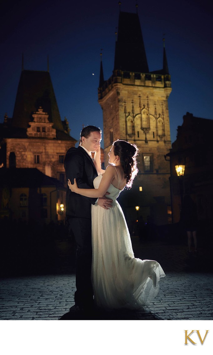 Anat & Kfir - Charles Bridge wedding day photos