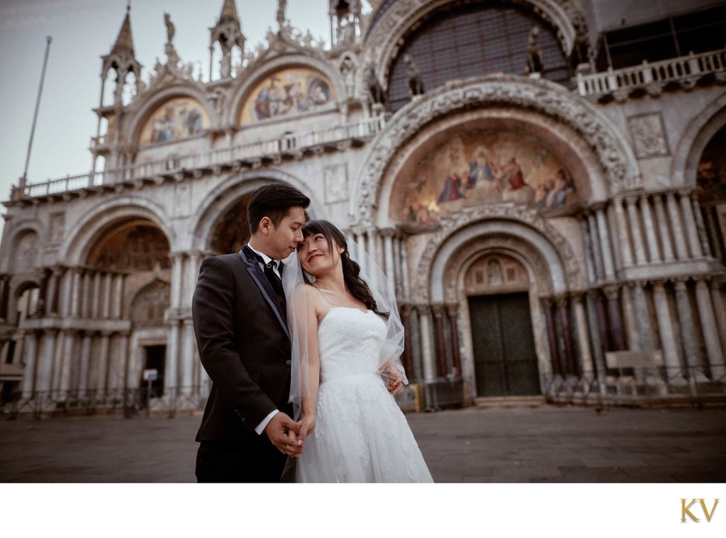 enjoying the solitude of St Mark's Basilica 