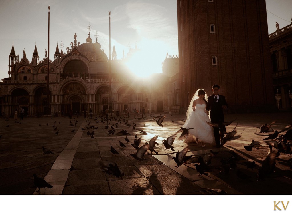 Walking near St Mark’s Basilica