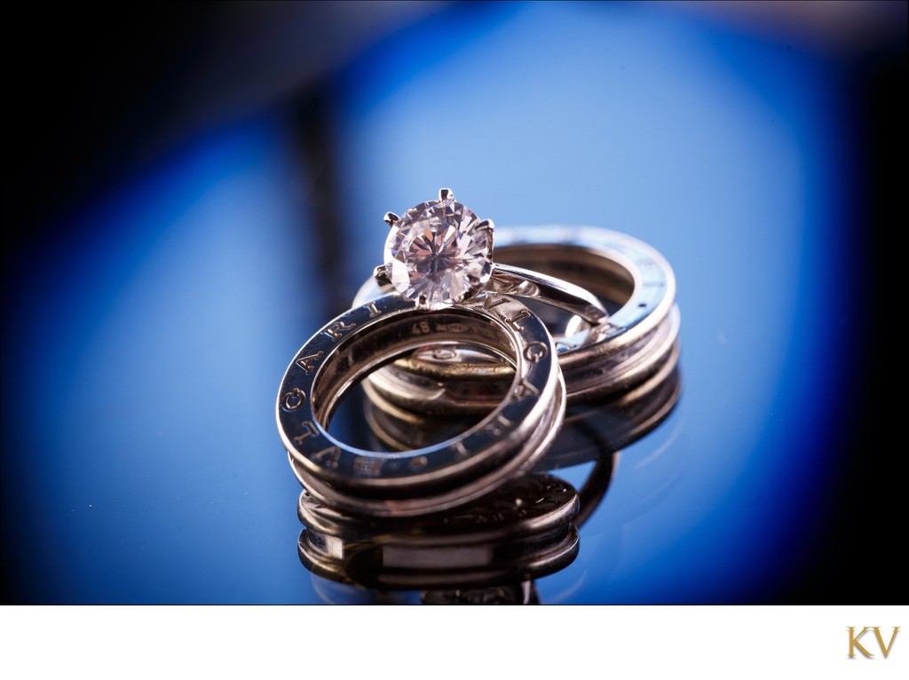 Bulgari wedding bands and Diamond Engagement ring
