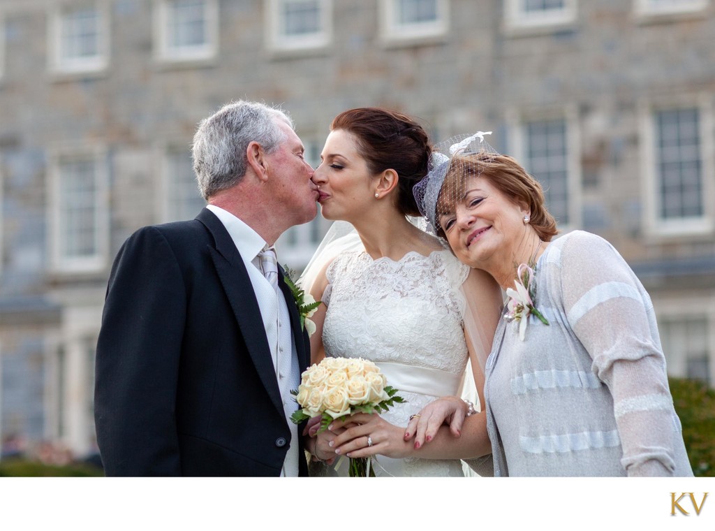 Father Bride Mother - Carton House Wedding Ireland