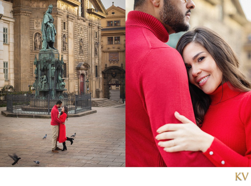 red sweaters 