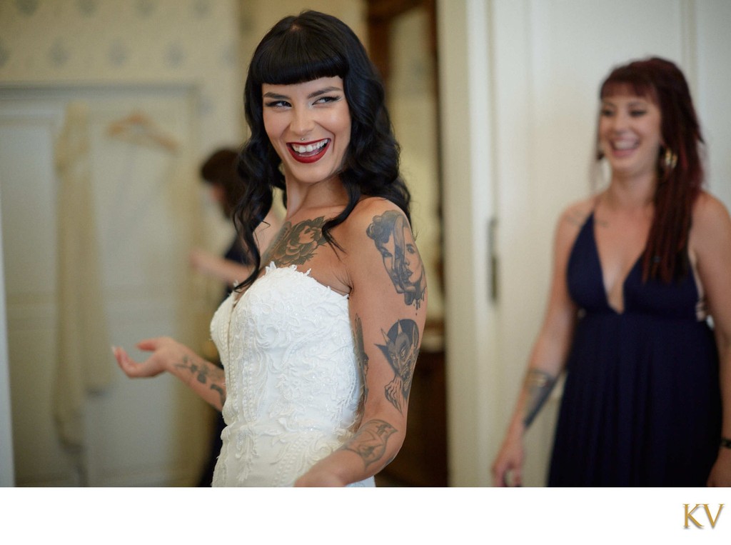 The Sexy tattooed Bride