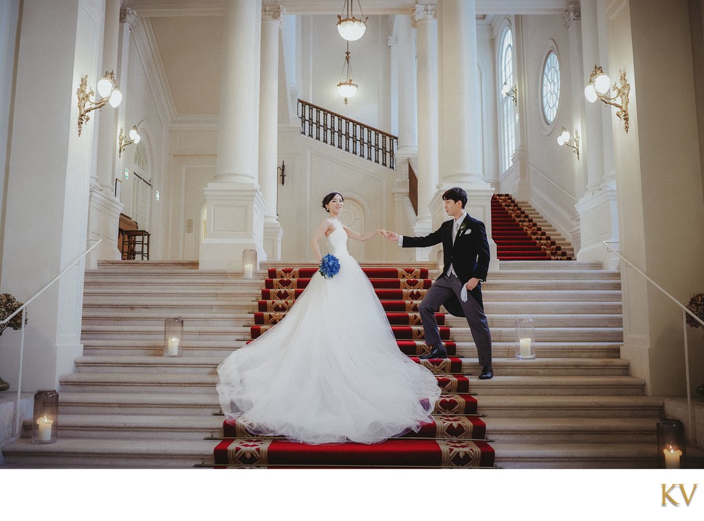 Bride & Groom Palais Coburg portrait