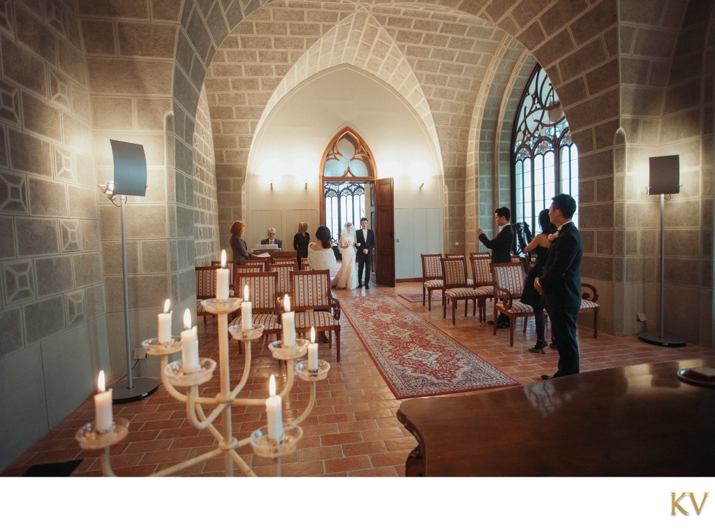 Castle Hluboka Candlelit Wedding Ceremony Hong Kong 