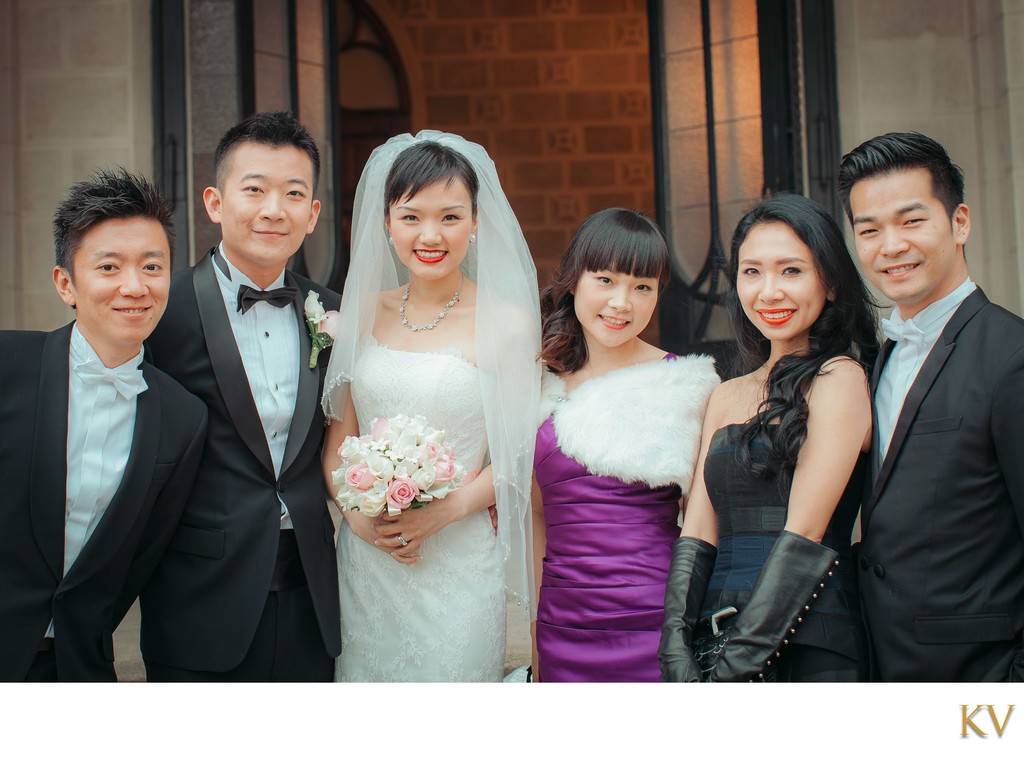 Hong Kong Newlyweds and friends Castle Hluboka