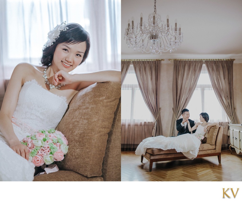 Gorgeous Hong Kong Bride & Groom Luxury Suite Prague