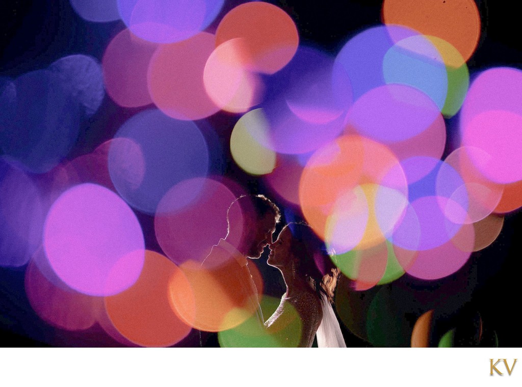 Bokehliscious bride & groom during captivating wedding