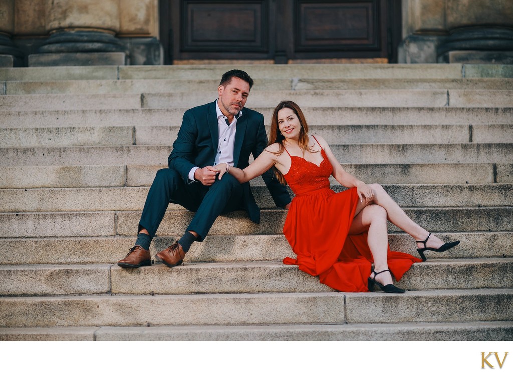 Marketa & Jiri Rudolfinum at sunrise