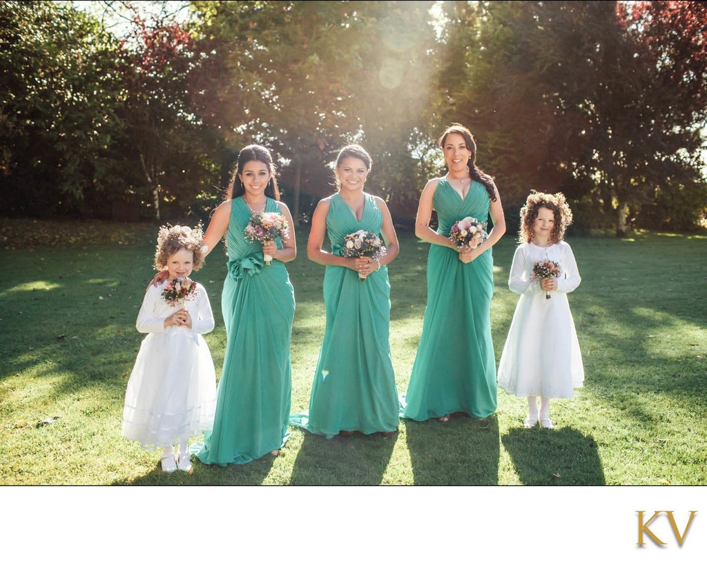 Brazilian Bridesmaids Irish Flowergirls 