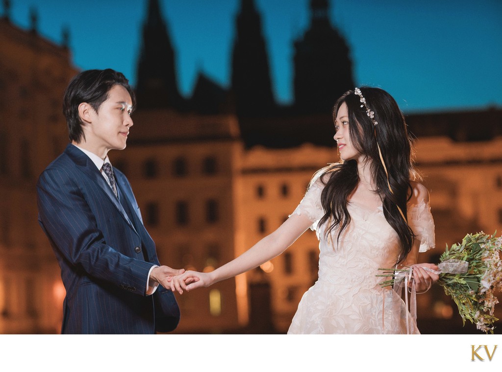 Holding Hands Prague Castle