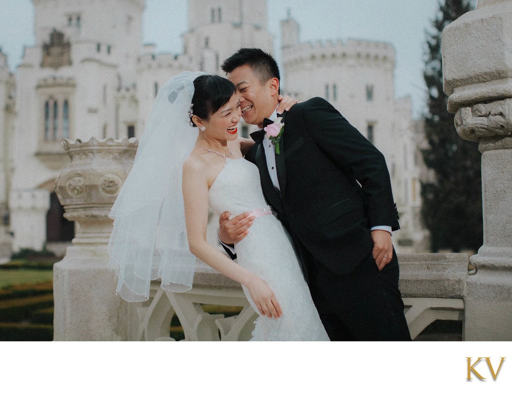 Happiest Newlyweds Castle Hluboka