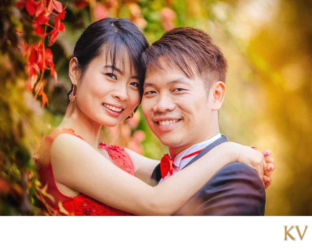 Sharon and Danny Autumn photoshoot Prague Castle