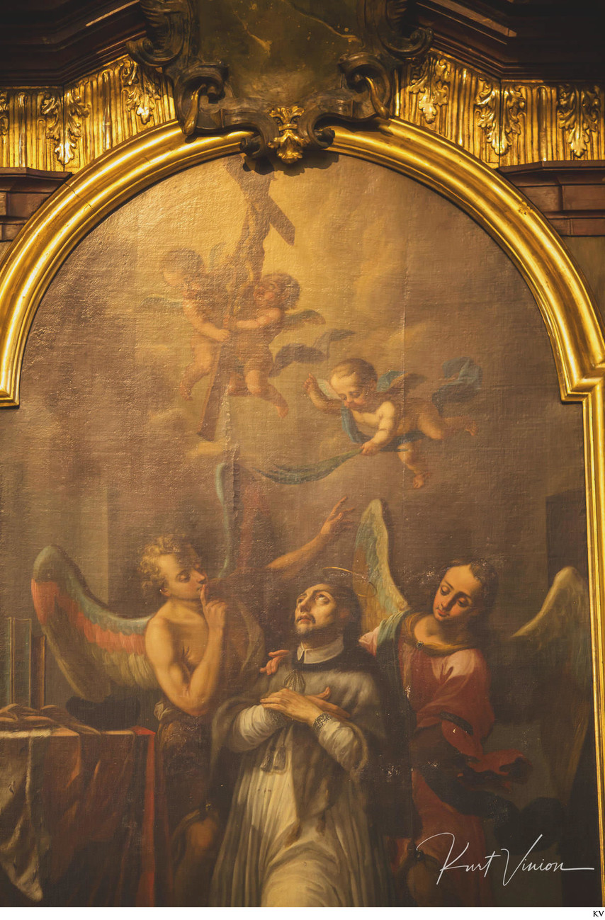 Church of St Thomas Prague painting details