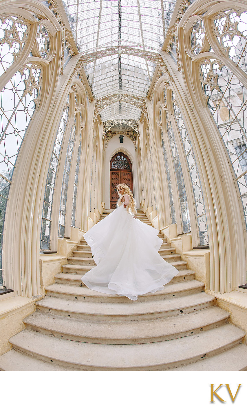 twirling the dress