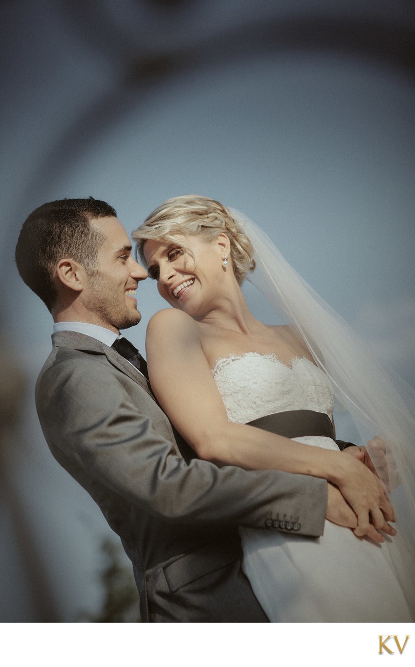 radiant bride & her sexy groom