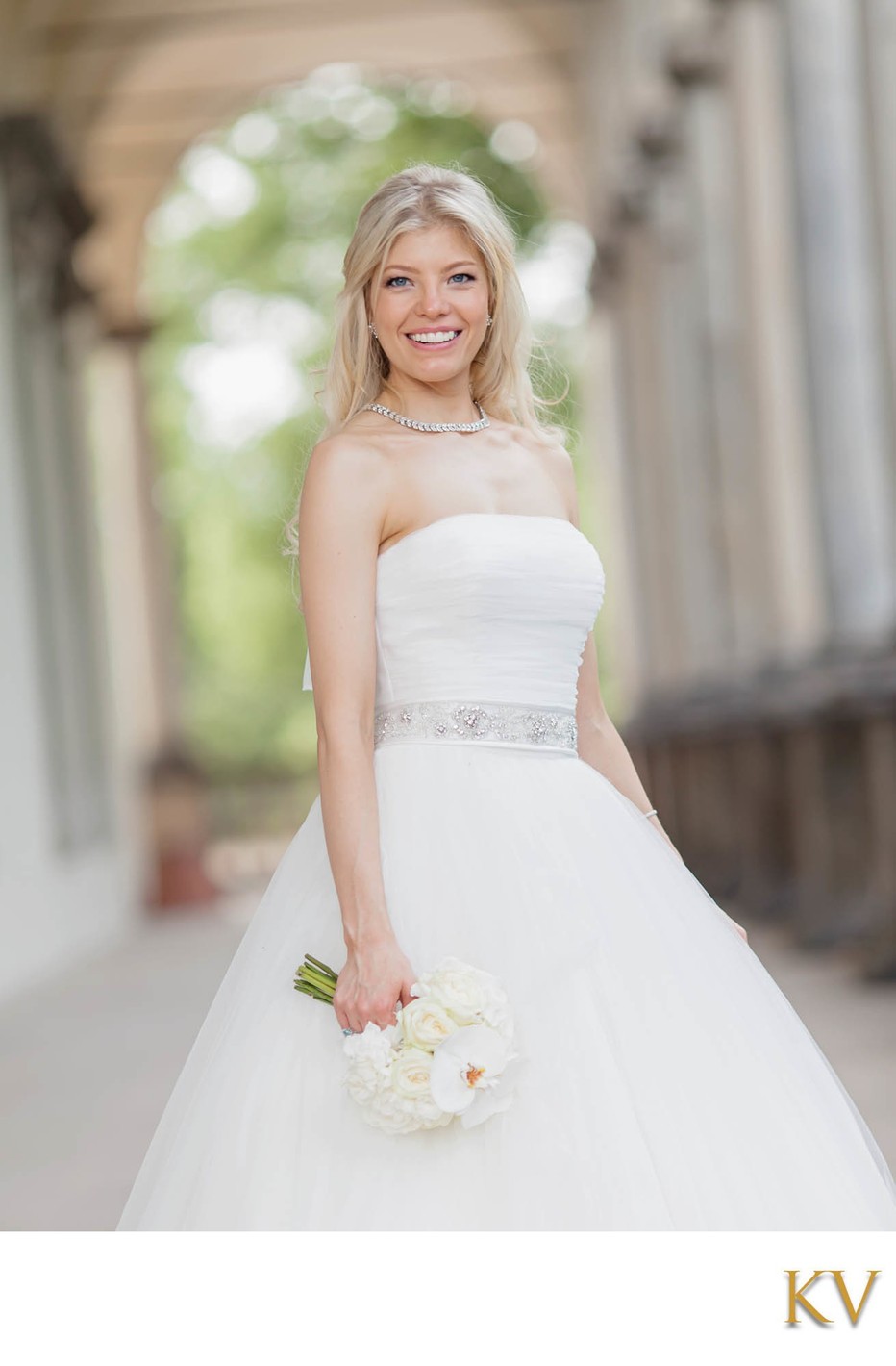 Julia's bridal portrait  