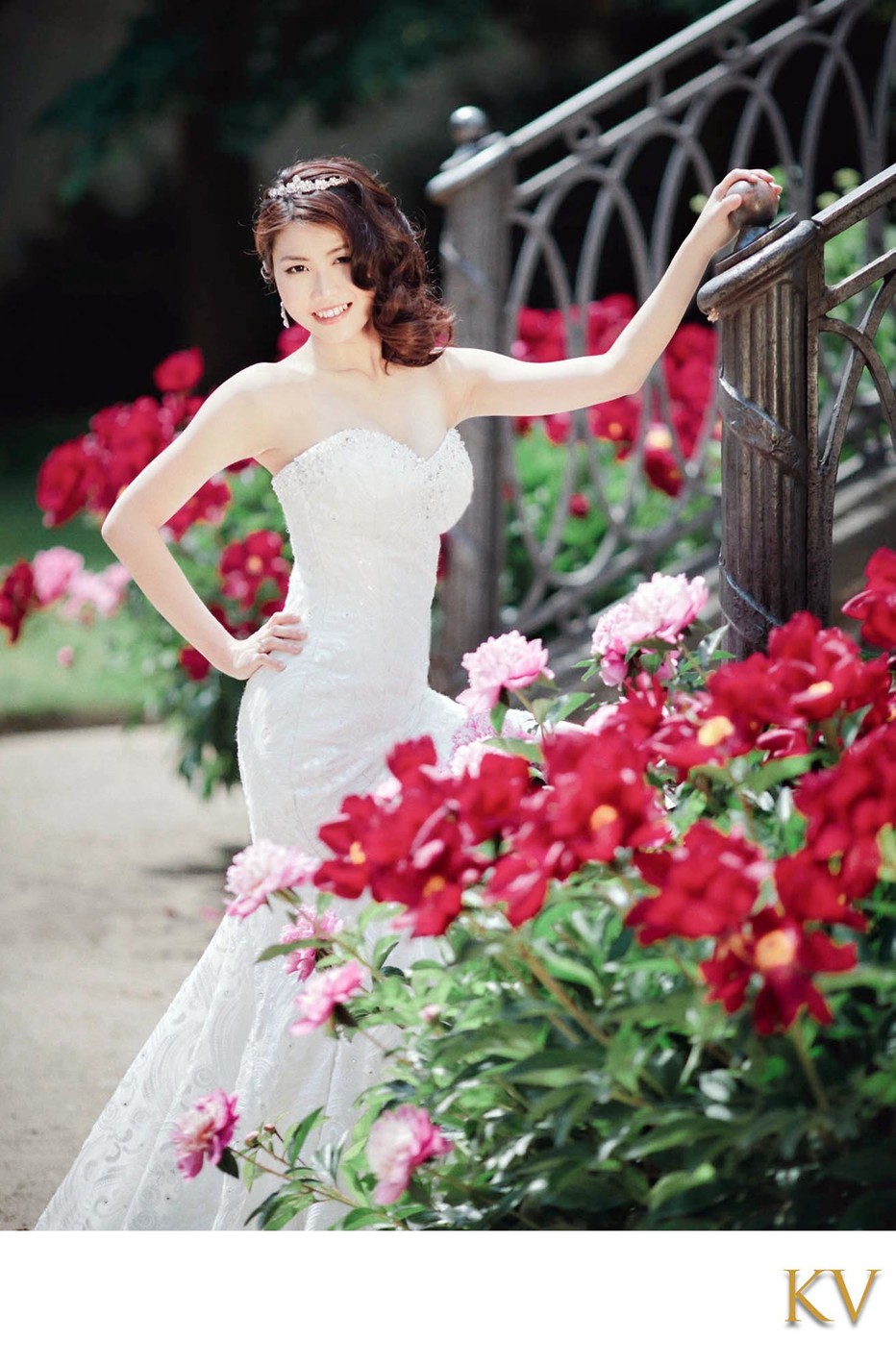 Singapore bride at the Royal Garden 