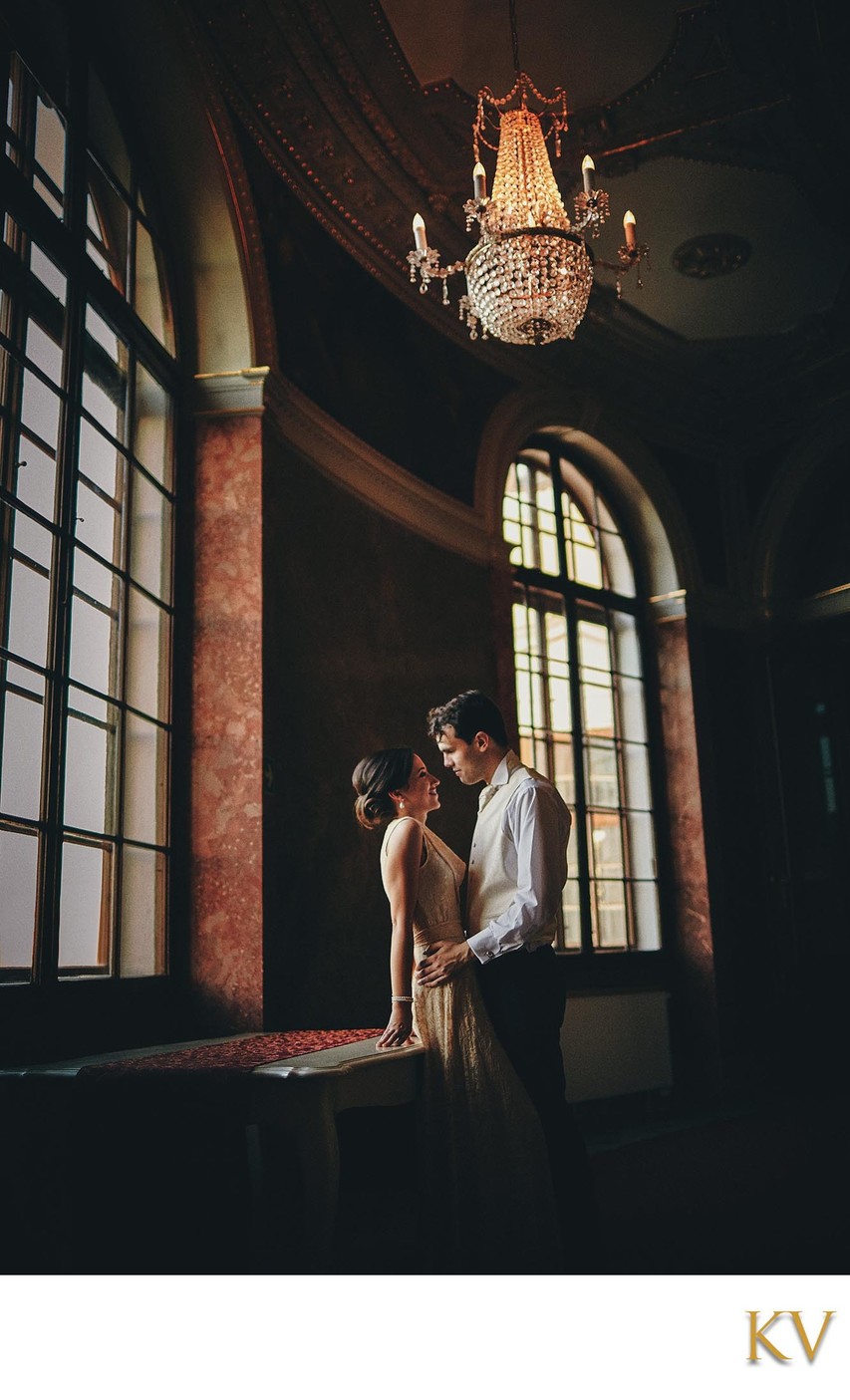 Chateau Liblice newlyweds