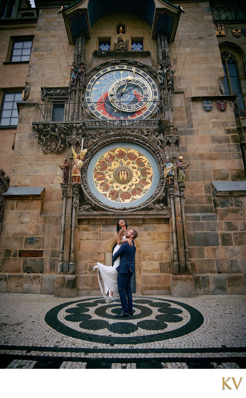 Spinning Bride Astronomical Clock