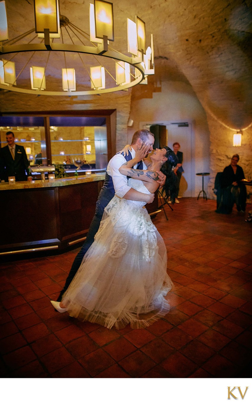 Newlyweds 1st Dance at St. Thomas Brewery, Prague