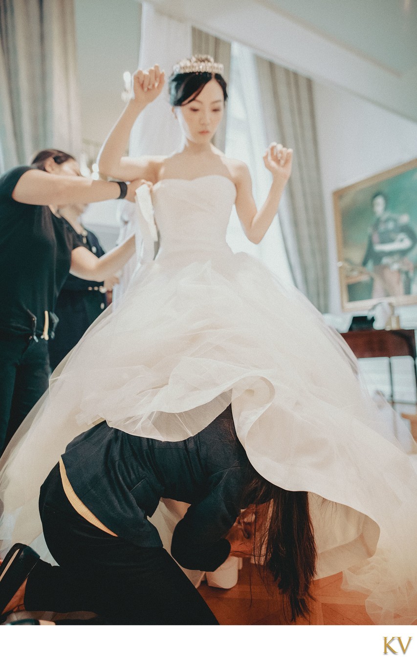 Fitting Brides Shoes Palais Coburg