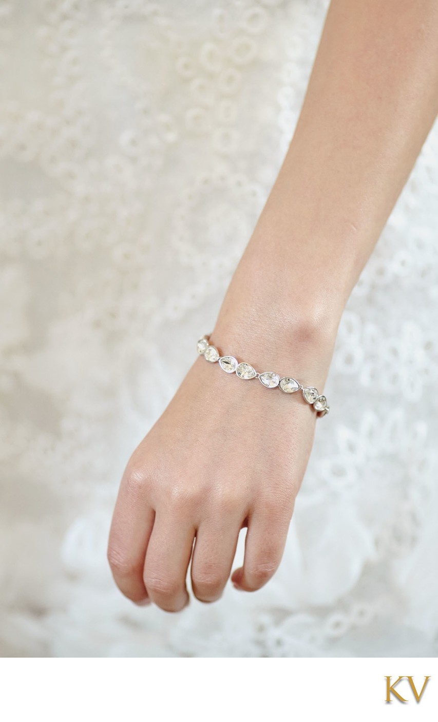 Diamond bracelet for the bride