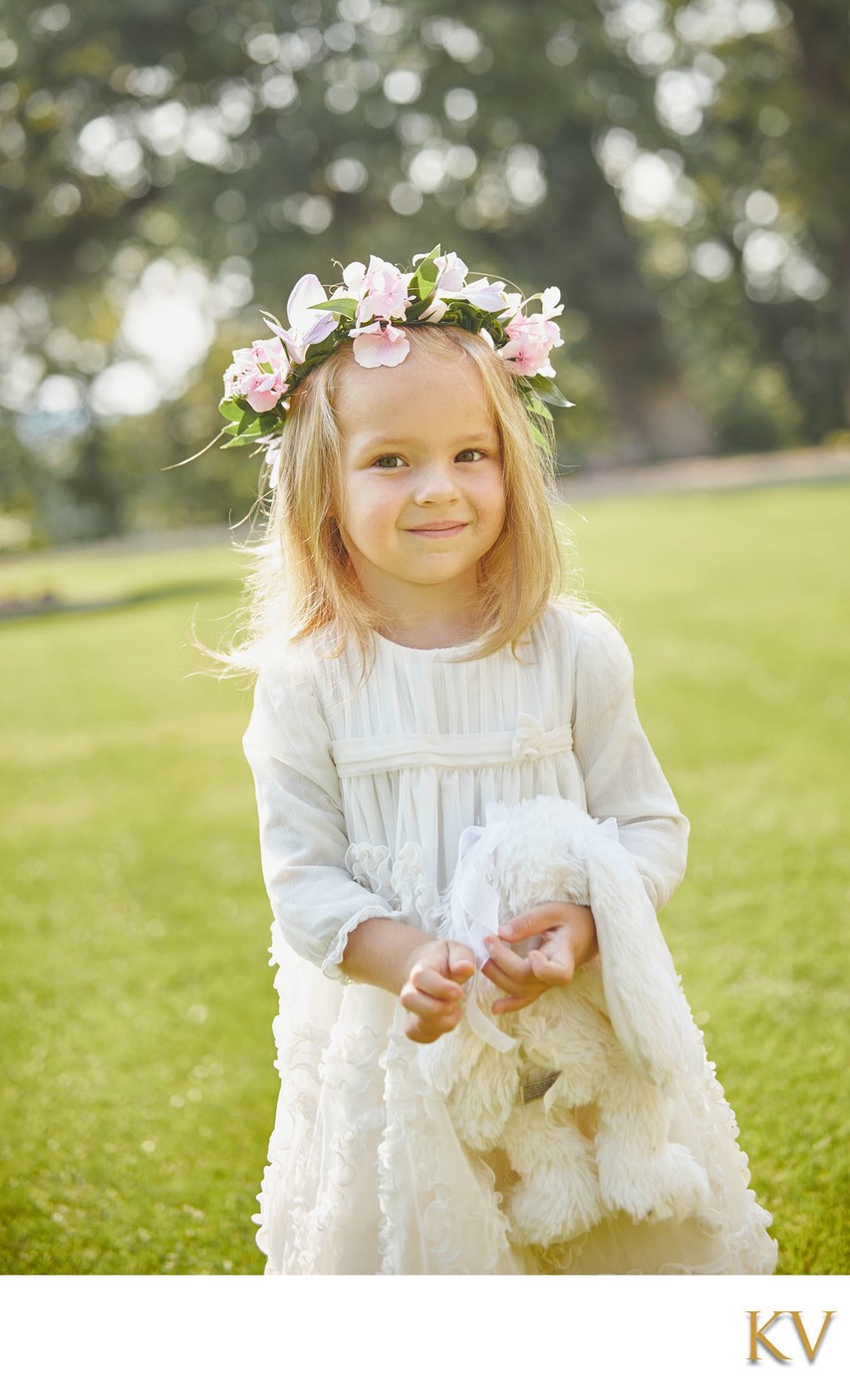 Flower Girl Chateau Mcely Wedding