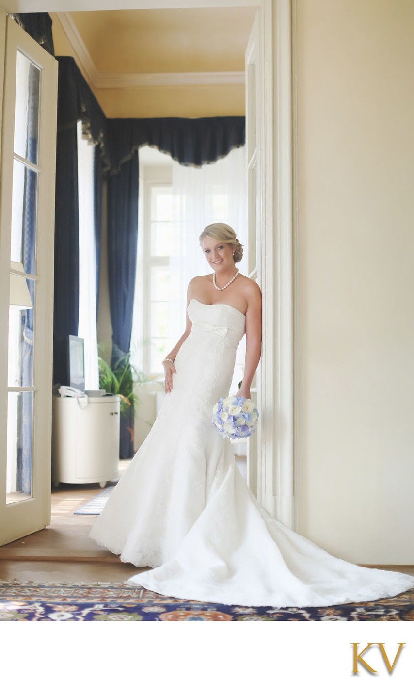 Light & Airy Bridal Portrait of Jana Chateau Liblice