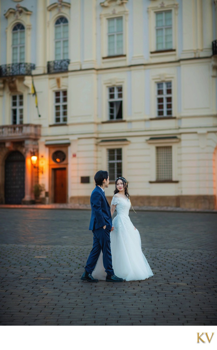 Walking though Prague Castle