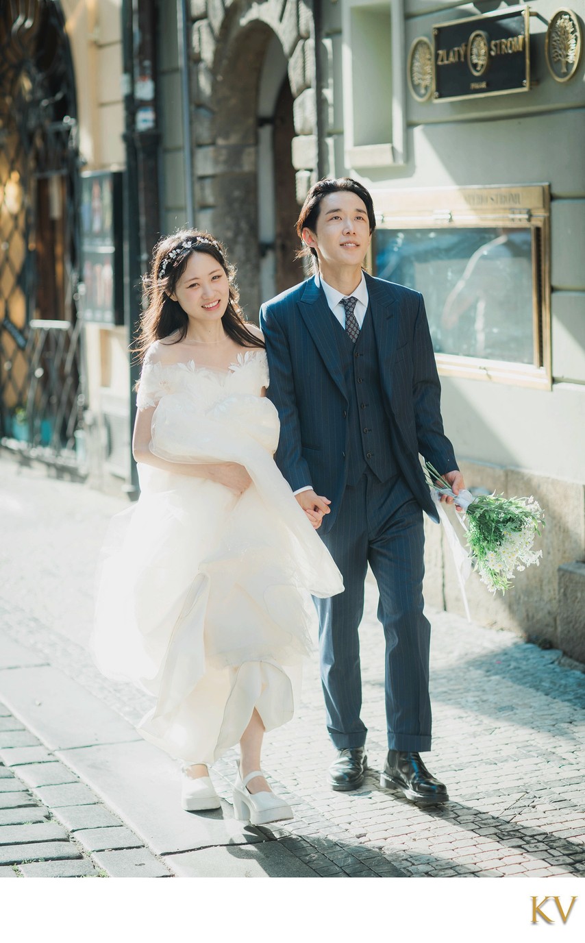 Radiant South Korean Newlyweds 